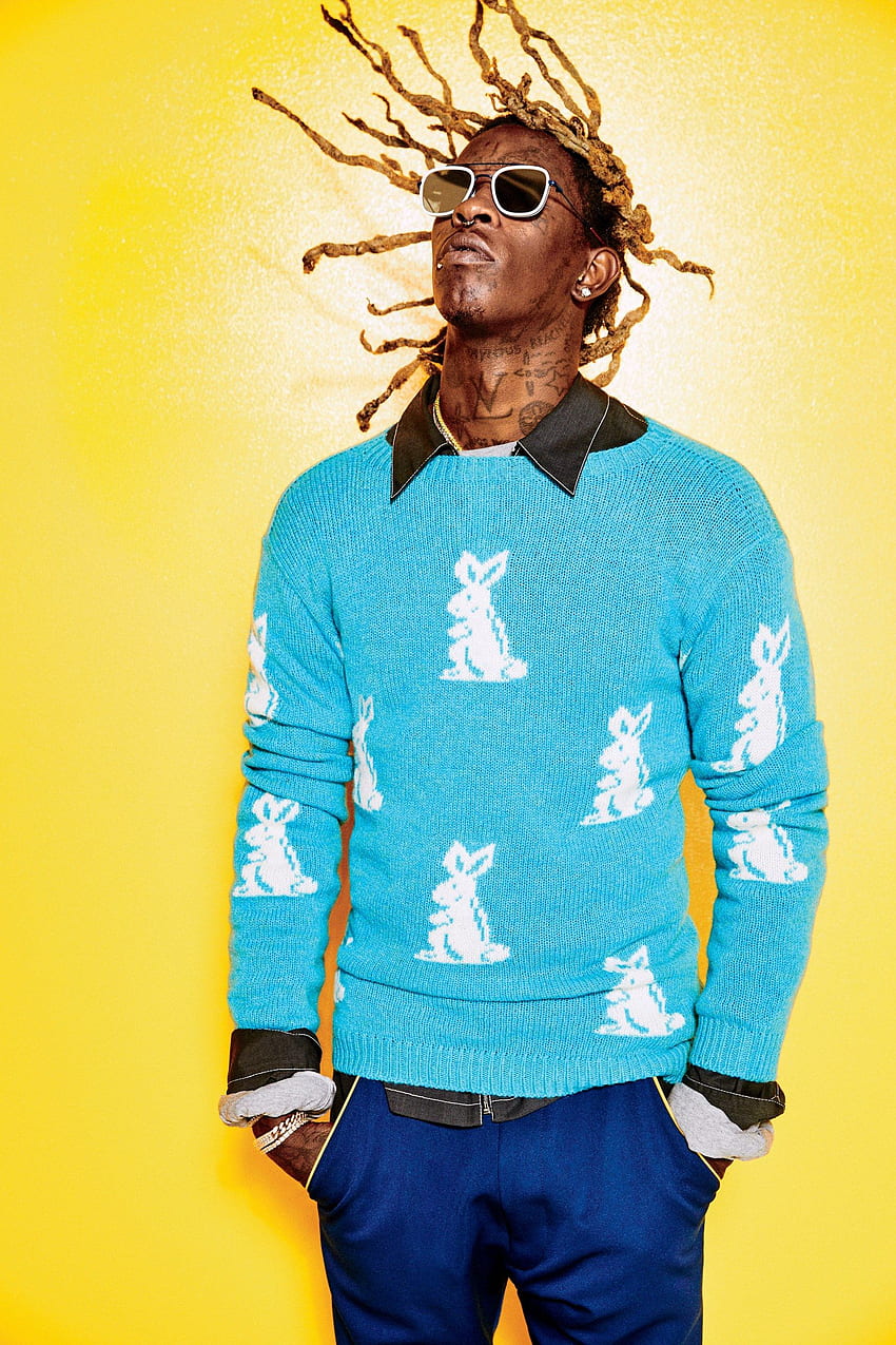 Young Thug Proves High Fashion Has Gone Crazy Which Makes Total, Young Thug GQ HD phone wallpaper