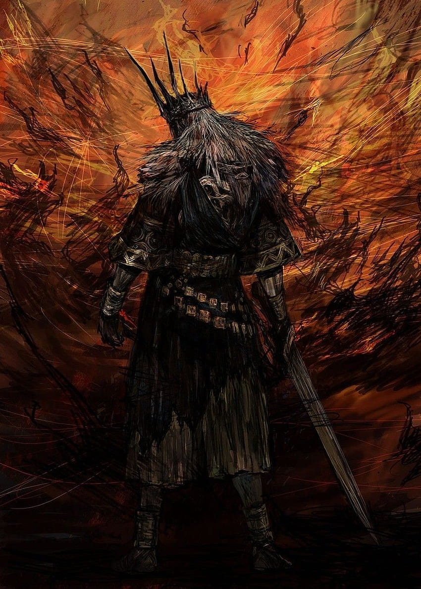 Seelenkunde - Gwyn, Lord of Cinder. Dunkle Seelen, dunkle Seelen, dunkle Seelenkunst HD-Handy-Hintergrundbild