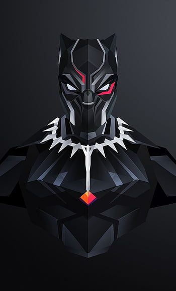 Black Panther Black Abstract Digital Art 4K Wallpaper iPhone HD Phone #7560i