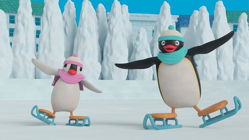 Pingu in the City - Glides to Fame HD wallpaper