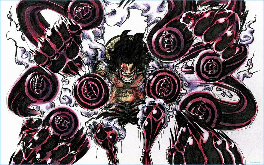 Gear Fourth, Monkey D, One Piece Luffy Gear 4 HD wallpaper