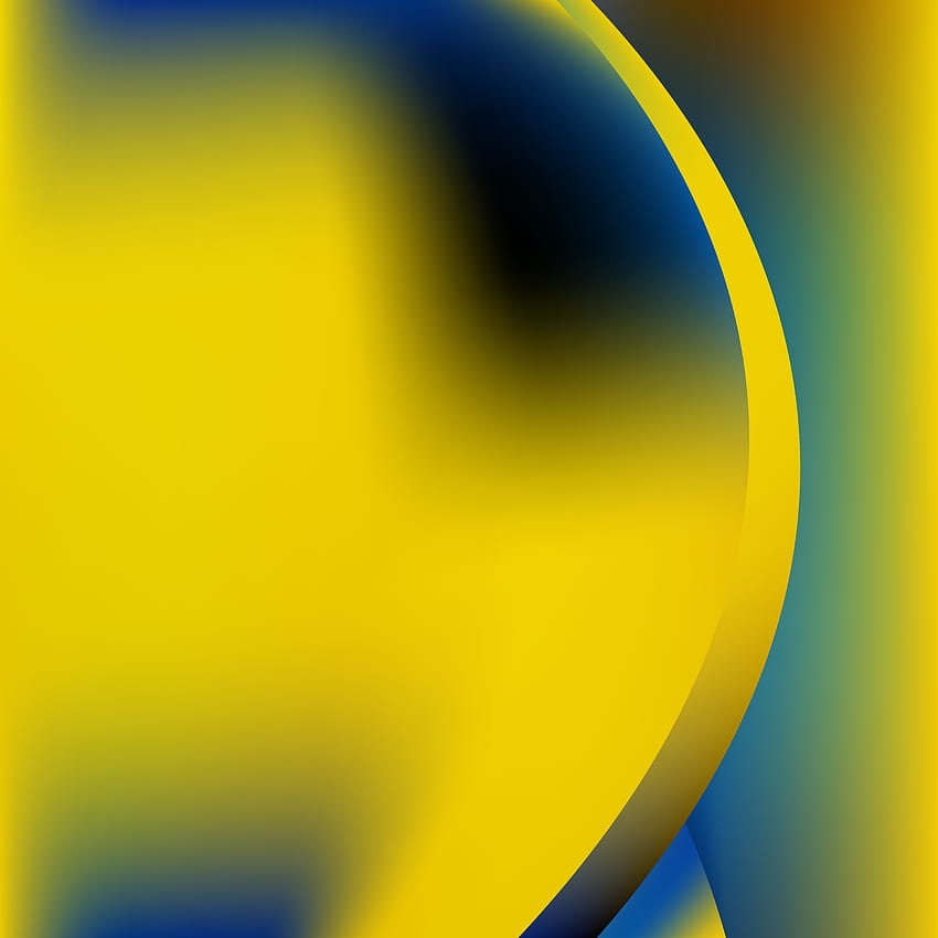 Gelber schwarzer Hintergrund, blaues Gelb und Schwarzes HD-Handy-Hintergrundbild