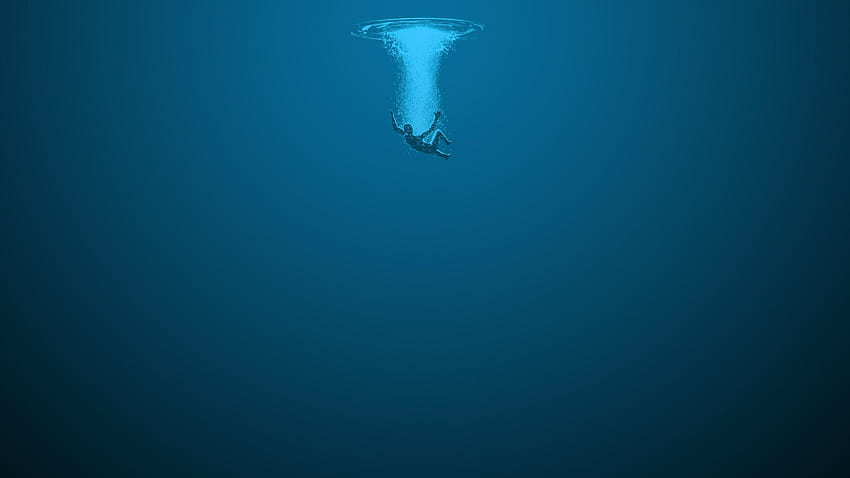 Tiefer Ozean, beängstigender Ozean HD-Hintergrundbild