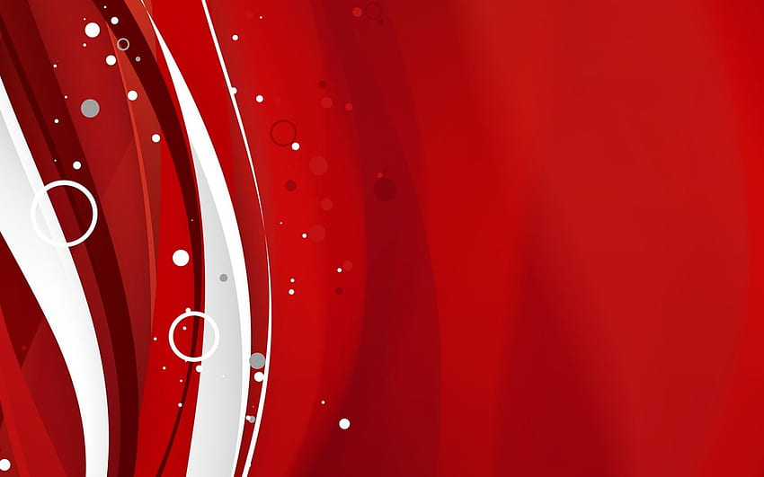 Red Abstract Christmas HD wallpaper