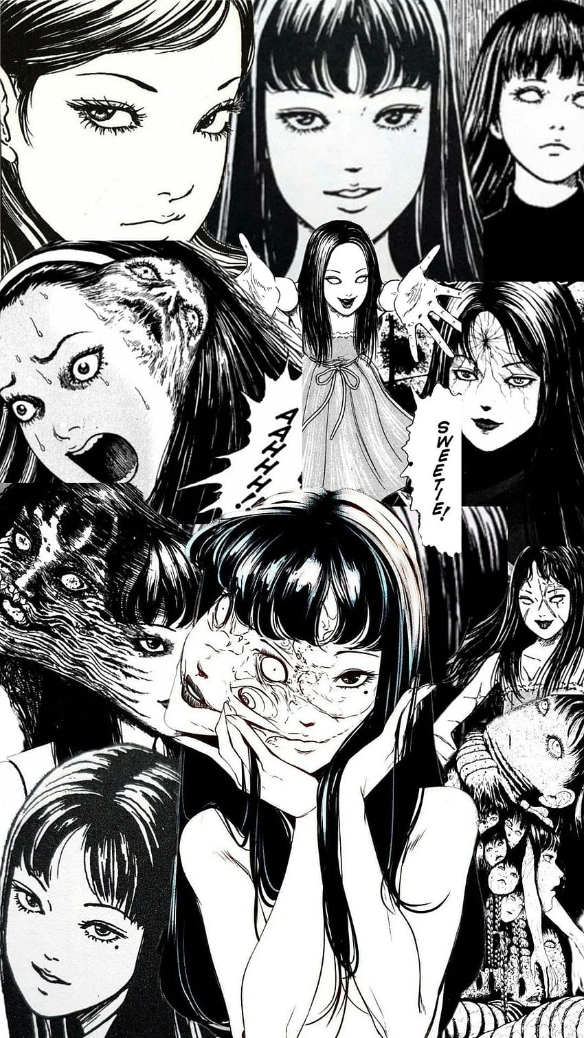 tomie , Terror, Arte, Terror Manga fondo de pantalla del teléfono