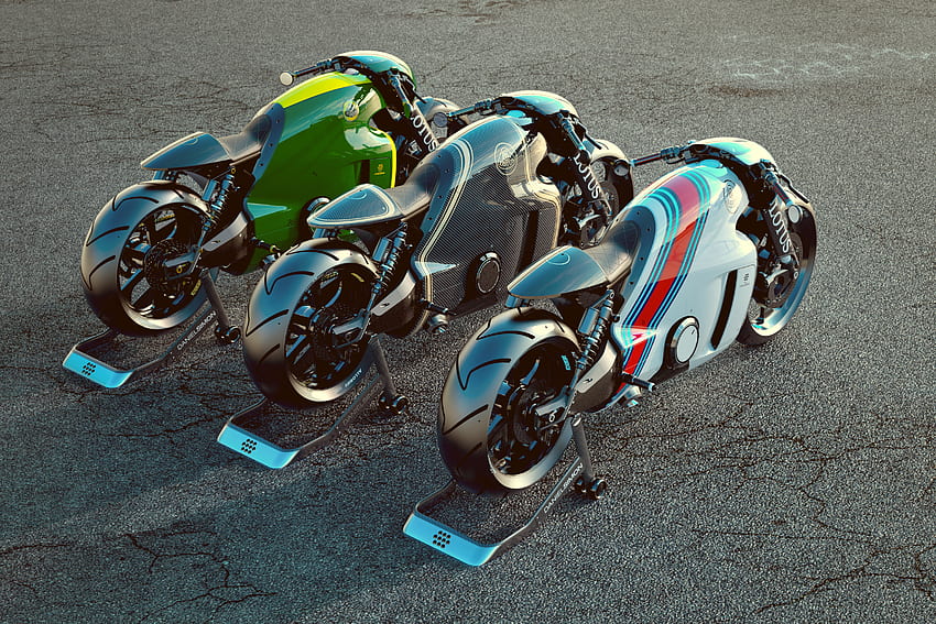 Motorräder, Motorrad, Lotus C-01, Superbike, Render HD-Hintergrundbild