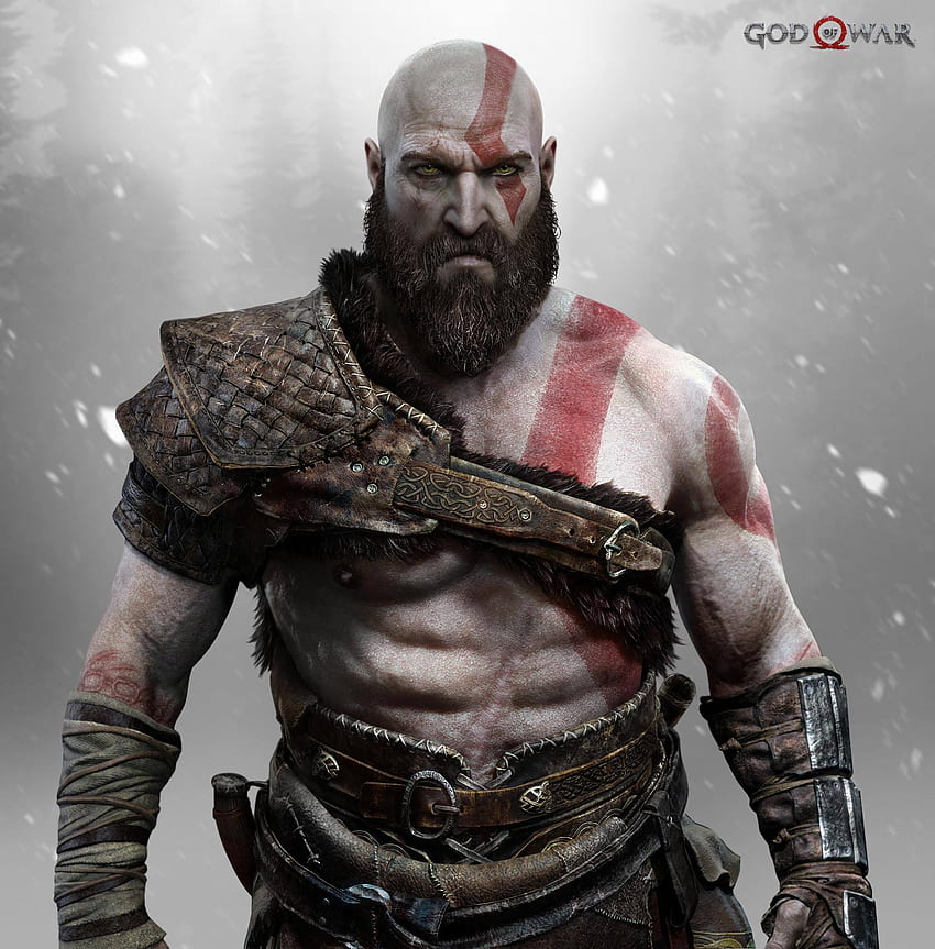 God of War 2018 - Móvil, Kratos fondo de pantalla del teléfono