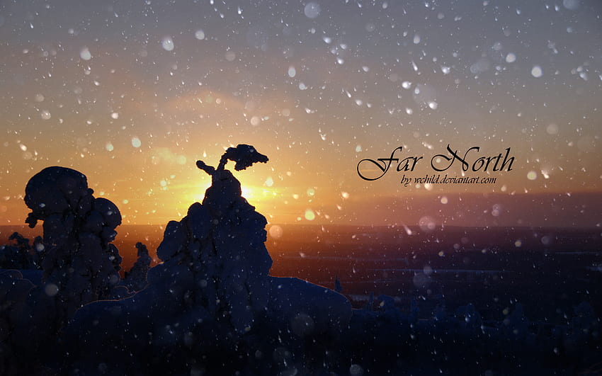 Far North Sunset Hd Wallpaper Pxfuel