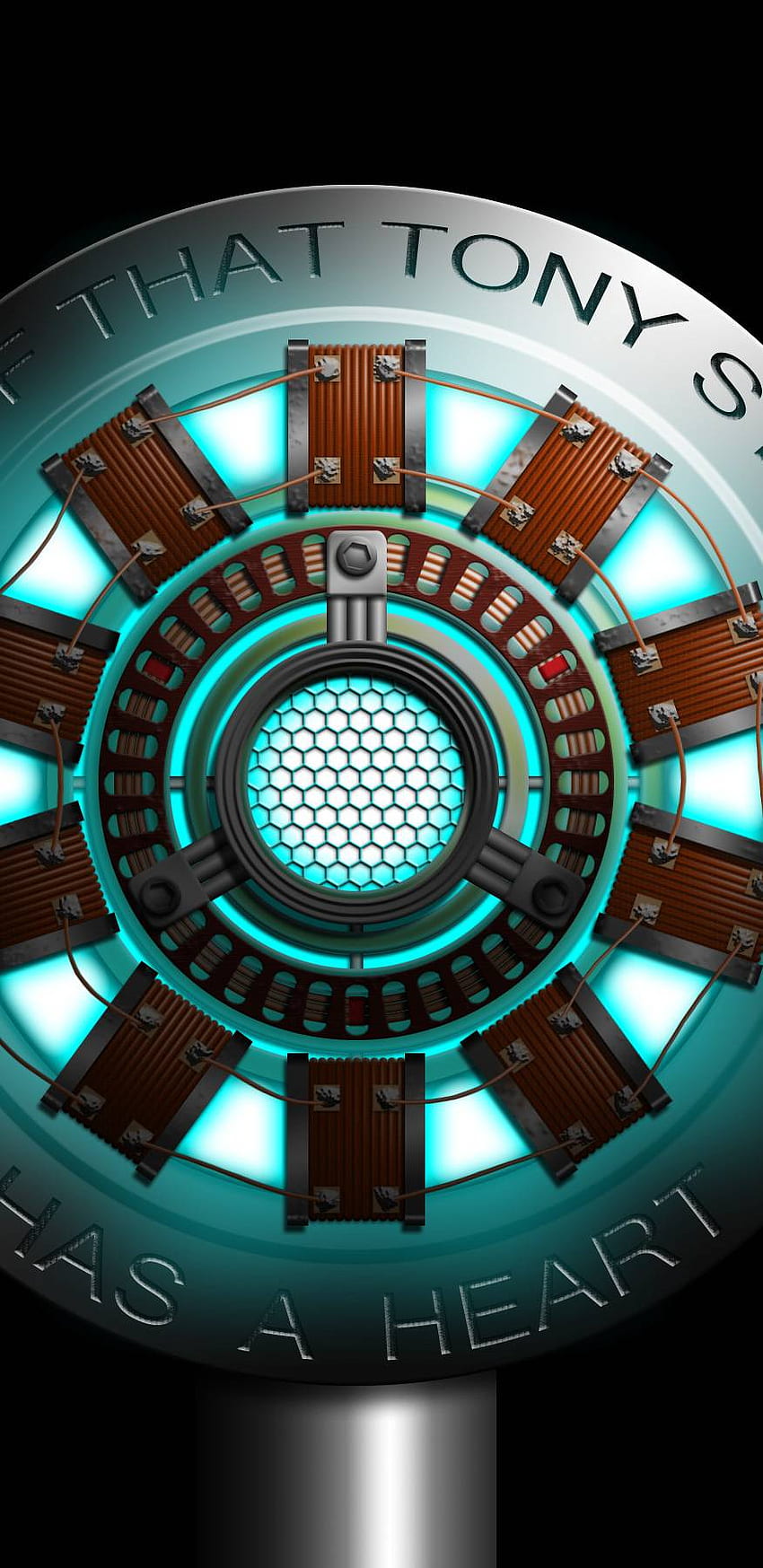 × 1800 Dies - Iron Man-Reaktor, Iron Man-Bogenreaktor HD-Handy-Hintergrundbild