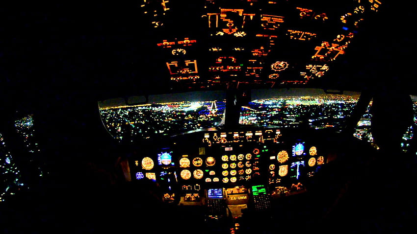 cockpit de l'airbus a380 | Véhicule Fond d'écran HD