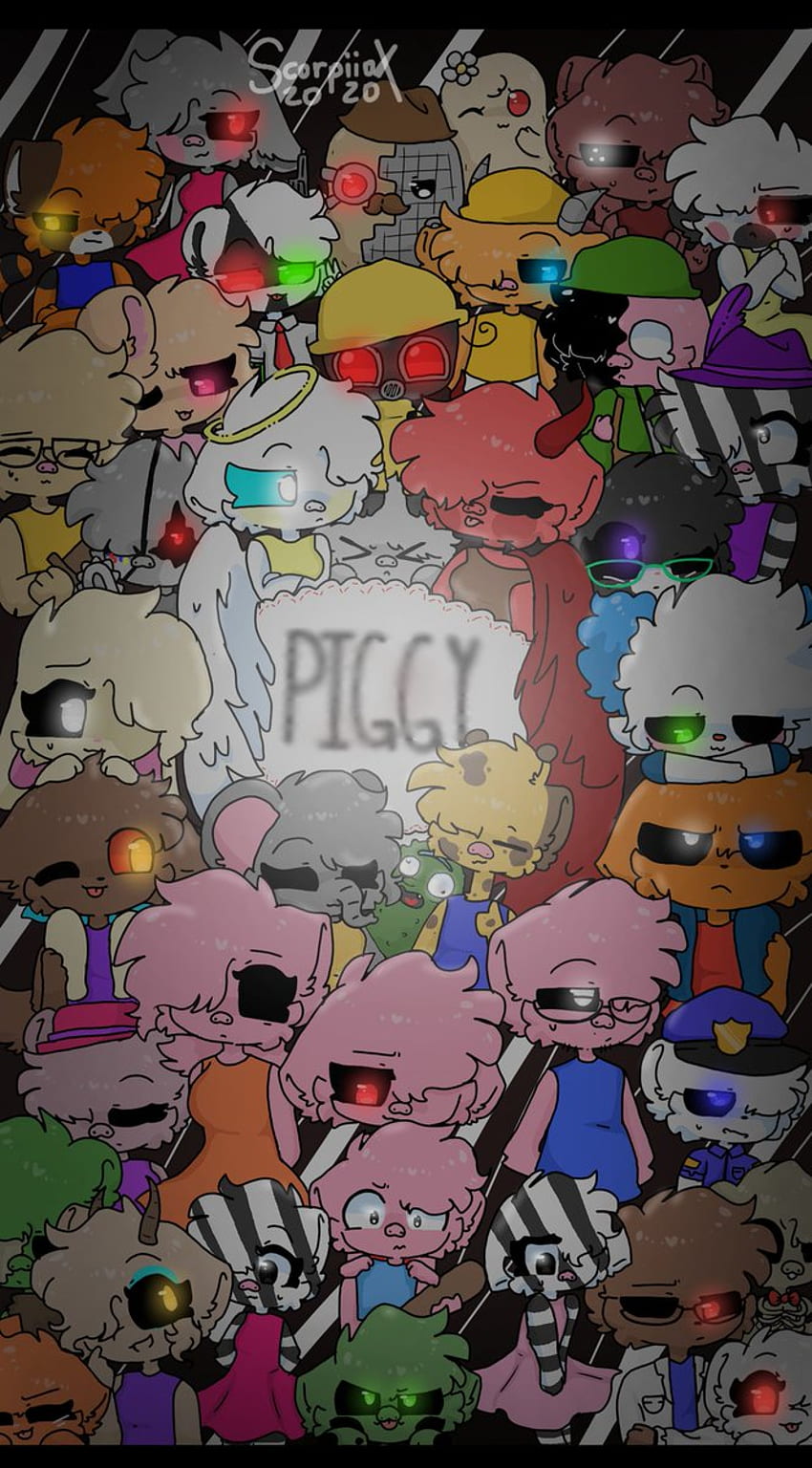 ESCORPIOX / Twitter. Piggy, Personaje de cerdo, Dibujos lindos, Cool Piggy fondo de pantalla del teléfono