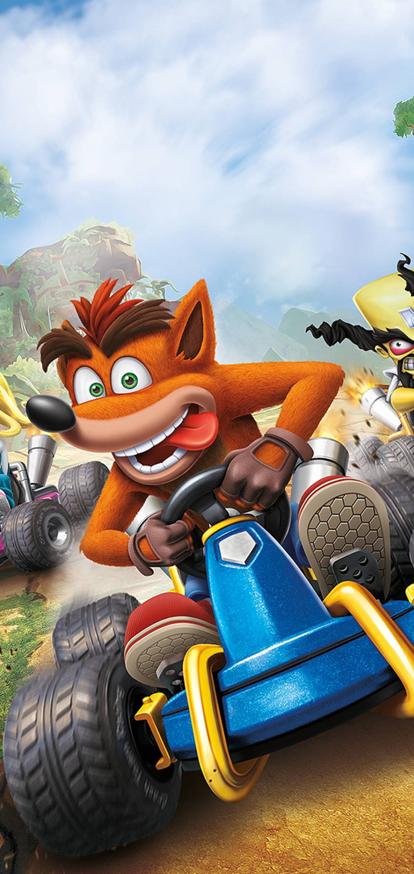 Crash Team Racing Nitro Fueled 2019 One Plus 6, Huawei p20, Honor view 10, Vivo y85, Oppo f7, Xiaomi Mi A2 , Games , , and Background HD phone wallpaper