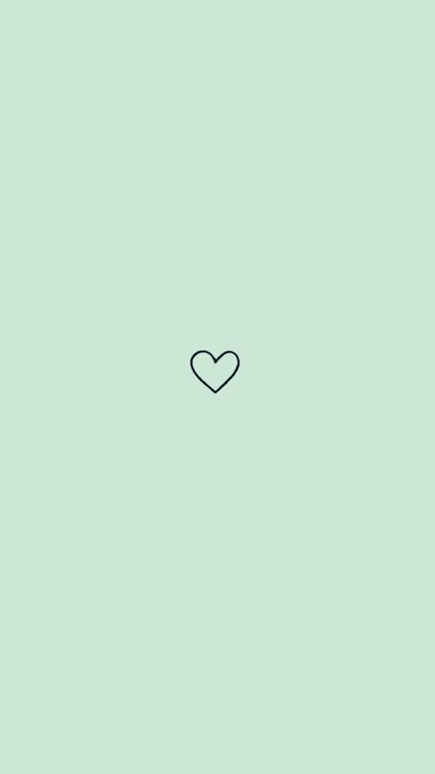 iphone cute, Background, Mint Green Hearts HD phone wallpaper