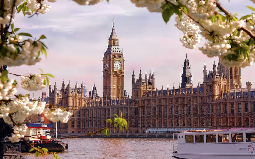 Other: View London Spring Cityscape Buildings Big Ben Architecture HD wallpaper