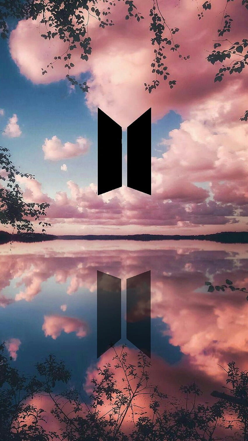 Beautiful, BTS Logo, bts, logo HD phone wallpaper