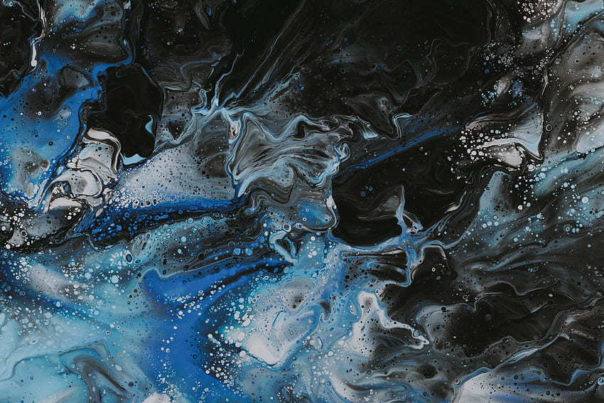 Tekstur, biru-gelap, seni abstraksi Wallpaper HD