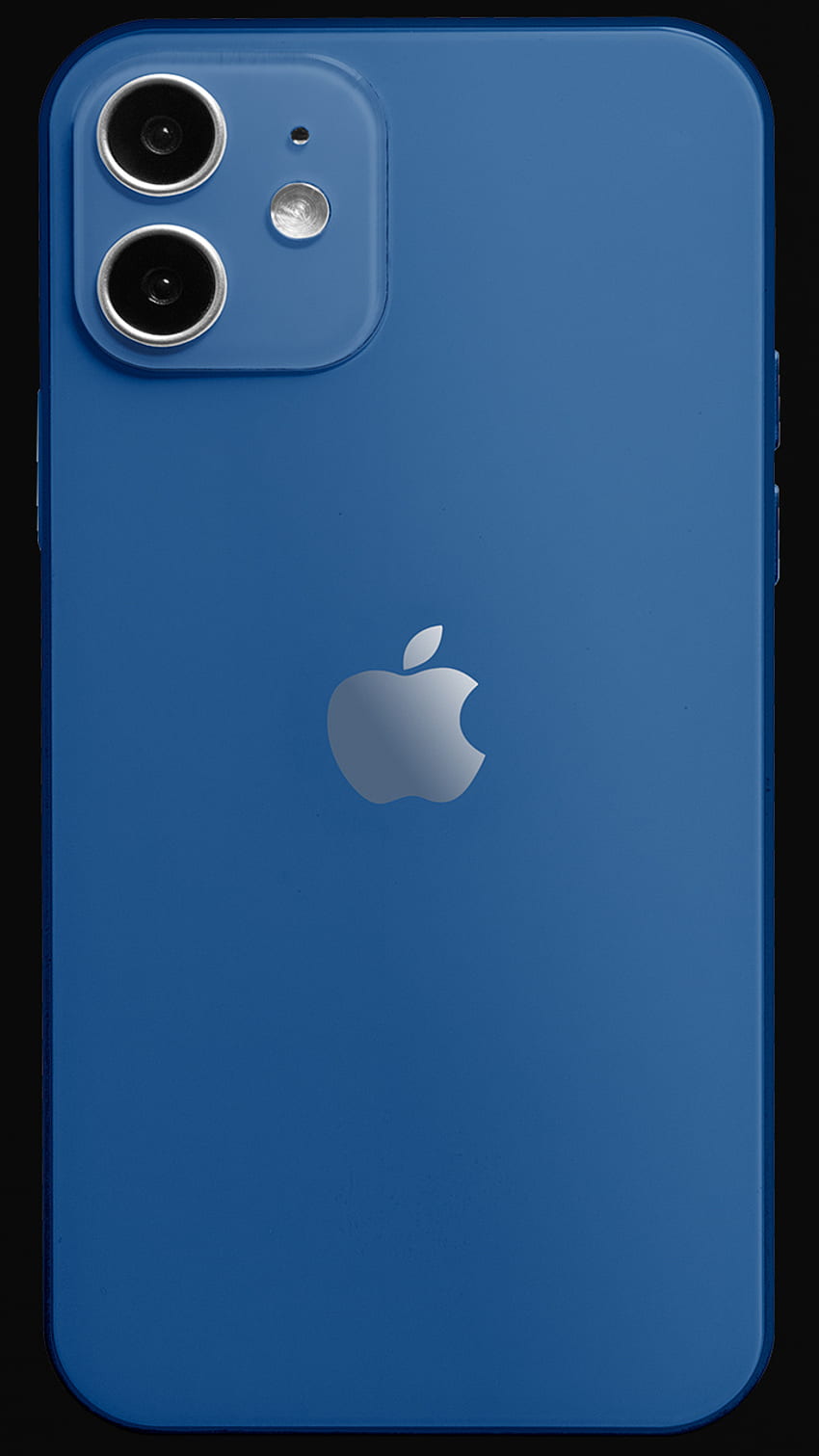 iPhone 12 azul, dispositivo móvil, manzana, azul eléctrico, móvil fondo de pantalla del teléfono