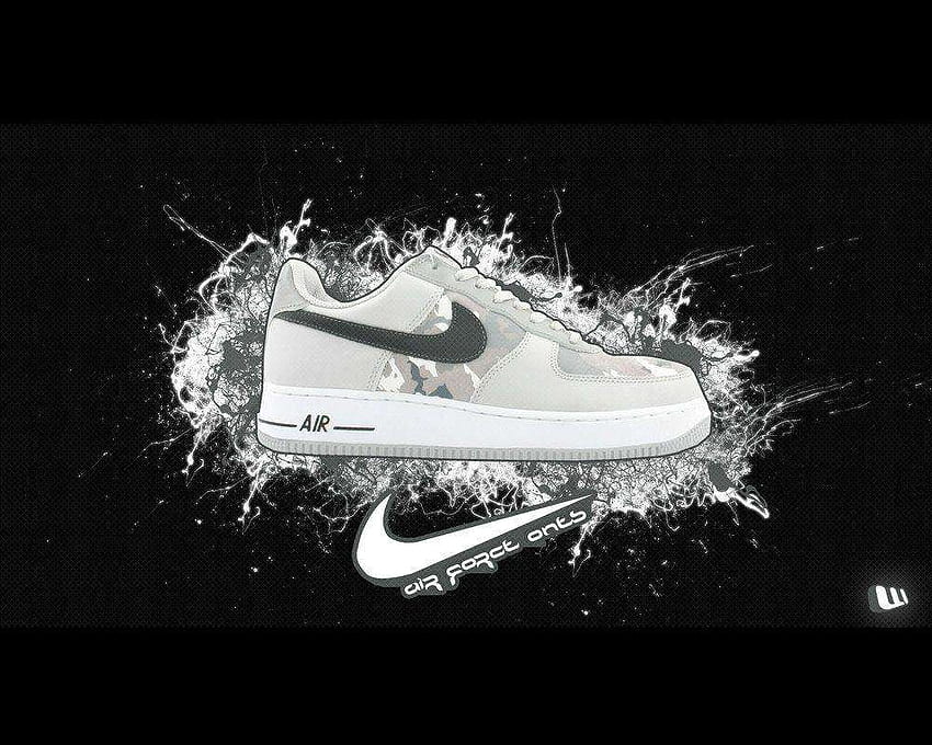 Logo Damla Nike Air Force 1, Damla Ayakkabı HD duvar kağıdı