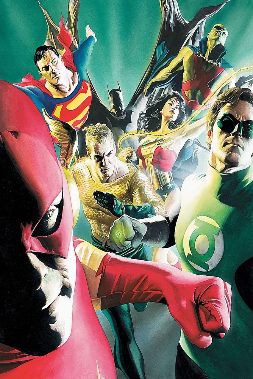 Alex Ross Justice League . Alex ross, Justice league art, Justice league HD phone wallpaper
