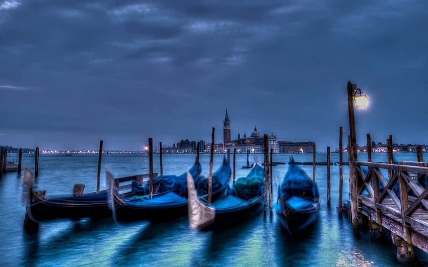 Venecia, Italia, Italia, cielo fondo de pantalla