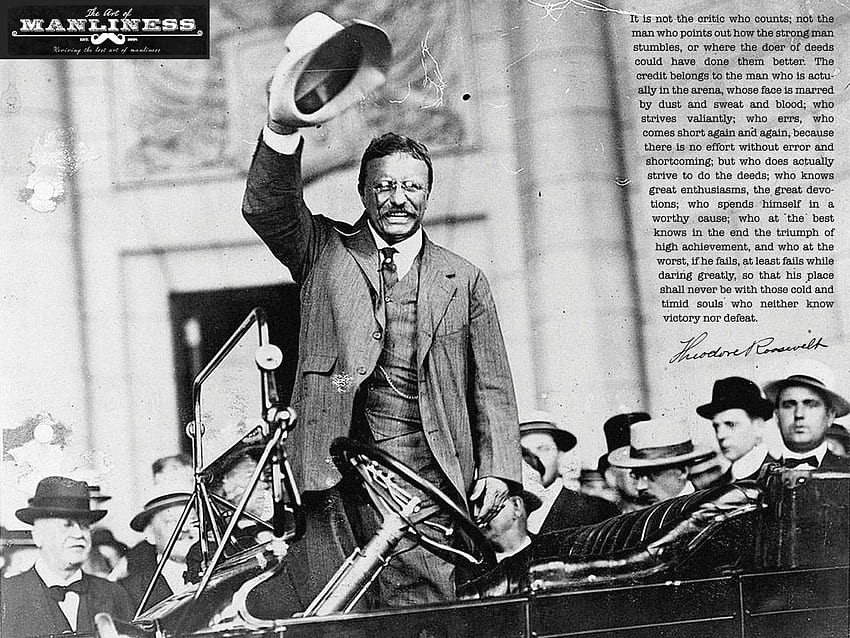 Whatever: The Man in the Arena, Theodore Roosevelt HD wallpaper