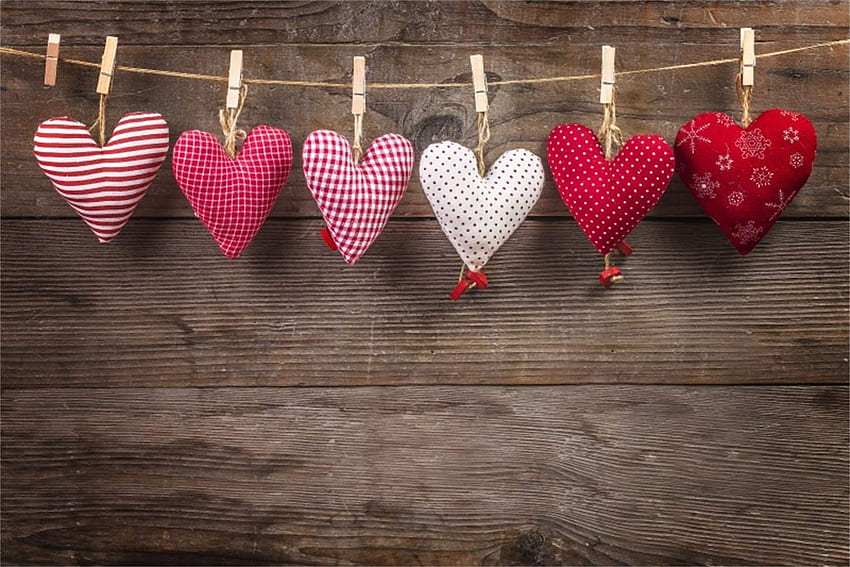 Red Valentine Heart On Old Rustic Wooden Background Valentines Day Stock  Photo  Download Image Now  iStock