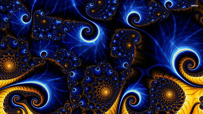 These Fractal, Math Art HD wallpaper