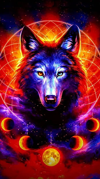 For > Red Moon Wolf, blood moon HD wallpaper | Pxfuel