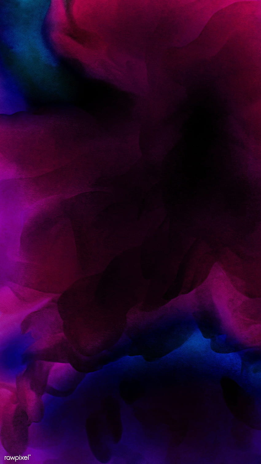 Premium-Illustration von abstrakten dunklen rosa und blauen Farben mobil. Aquarellmusterhintergrund, heller Beschaffenheitshintergrund, rosa HD-Handy-Hintergrundbild