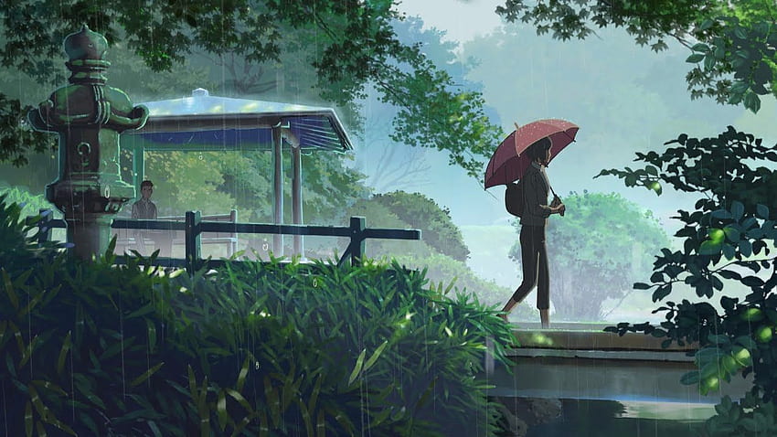 Relaxing Sleep Music + Soft Rain Sounds - Relaxing Music, Peaceful Piano, Poem of Rain. Garden of words, anime , Anime, Calming Anime HD wallpaper