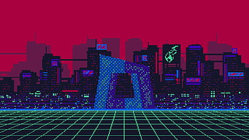 Pixel art room for a cyberpunk indie game by Margarita Solianova on Dribbble