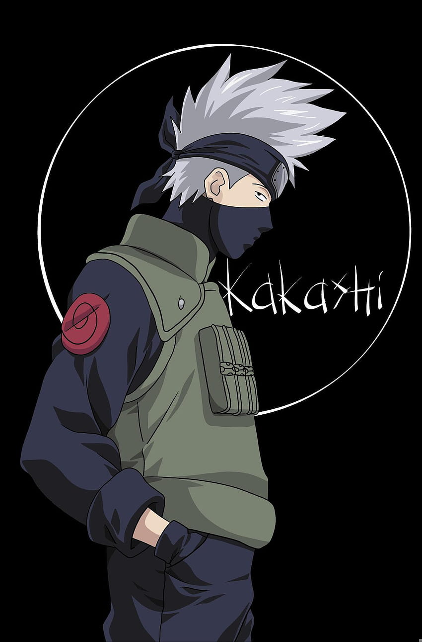 Segundo dibujo digital de Kakashi. No estaba muy seguro sobre el , pero me gusta.: Naruto, Kakashi BAPE fondo de pantalla del teléfono