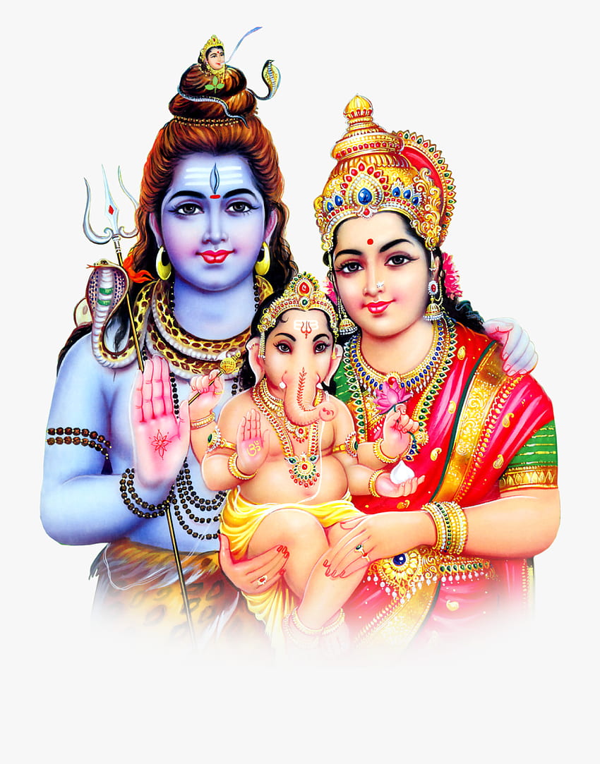 Lord Shiva Parvati Ganesh - Lord Shiva Parvathi Png HD phone ...