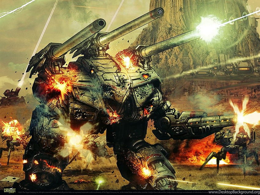 Battletech Background, MechWarrior HD wallpaper