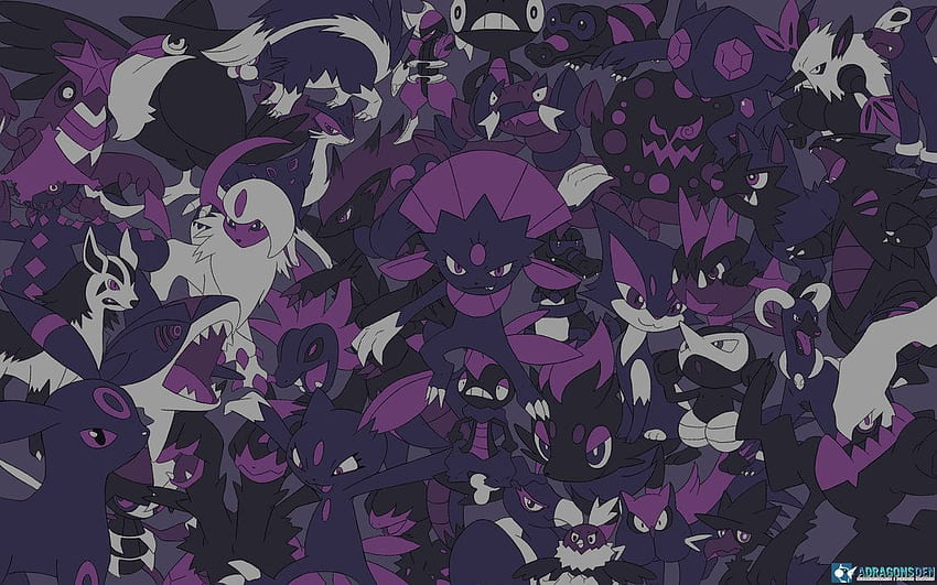 Chaque Pokémon Noir. Dark pokémon, Dark type pokemon, Ghost pokemon, Fire Type Pokemon Fond d'écran HD