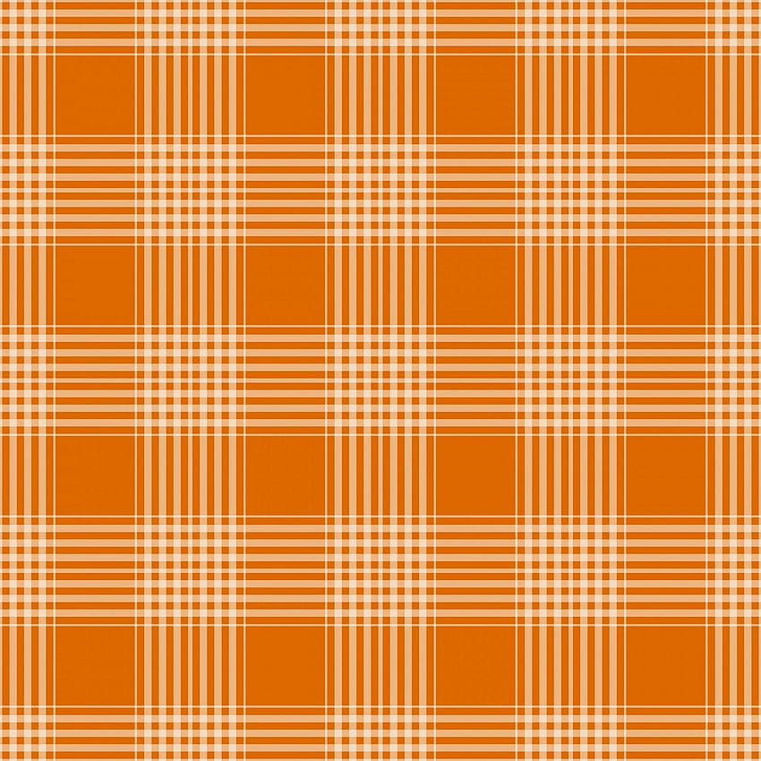 Cek Kotak-kotak Tartan, Kotak-kotak Oranye wallpaper ponsel HD