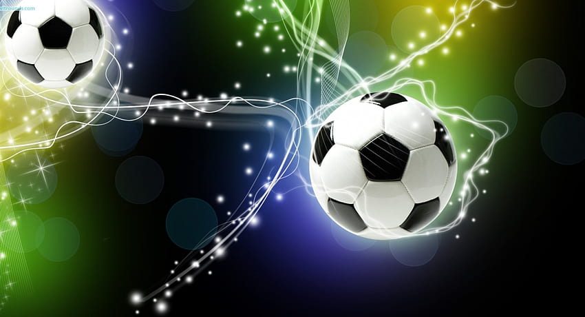 футболна топка, футбол, абстрактно, линии, топка HD тапет
