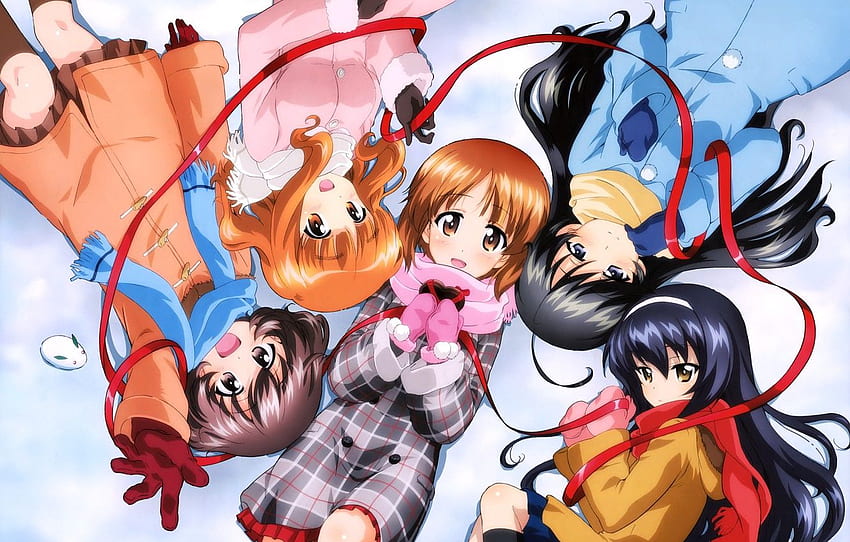 girl, game, anime, asian, friends, japanese, oriental HD wallpaper