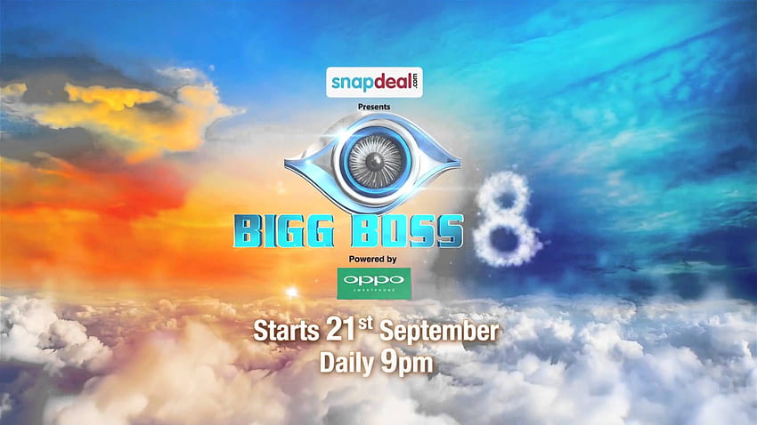 Bigg Boss 8 Offizielles Logo für Live HD-Hintergrundbild