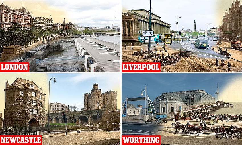 Then And Now Show How Much Victorian England Has Changed, From Newcastle To London. Daily Mail Online HD wallpaper