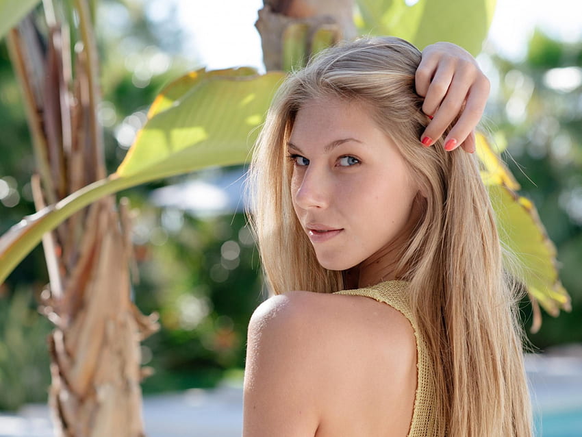 Anjellica Ebbi, Krystal Boyd, Model, Blonde, Russian, Long Hair HD wallpaper