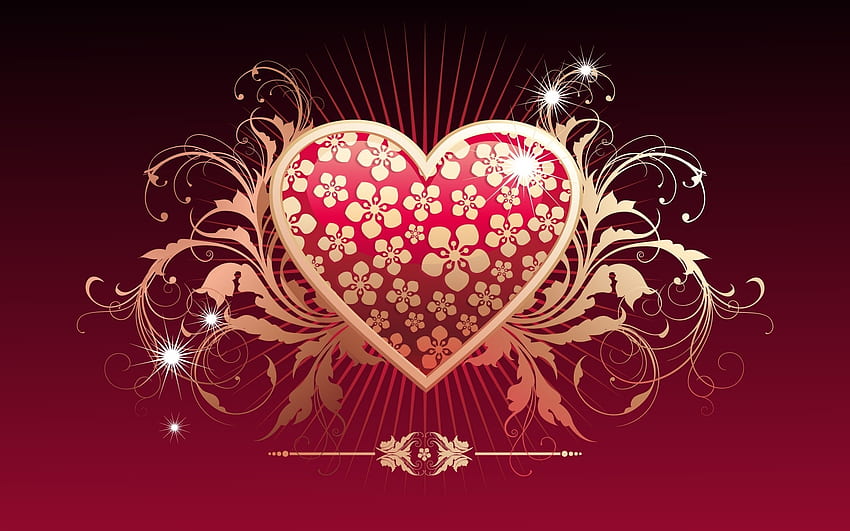 Hearts, Love, Valentine's Day HD wallpaper