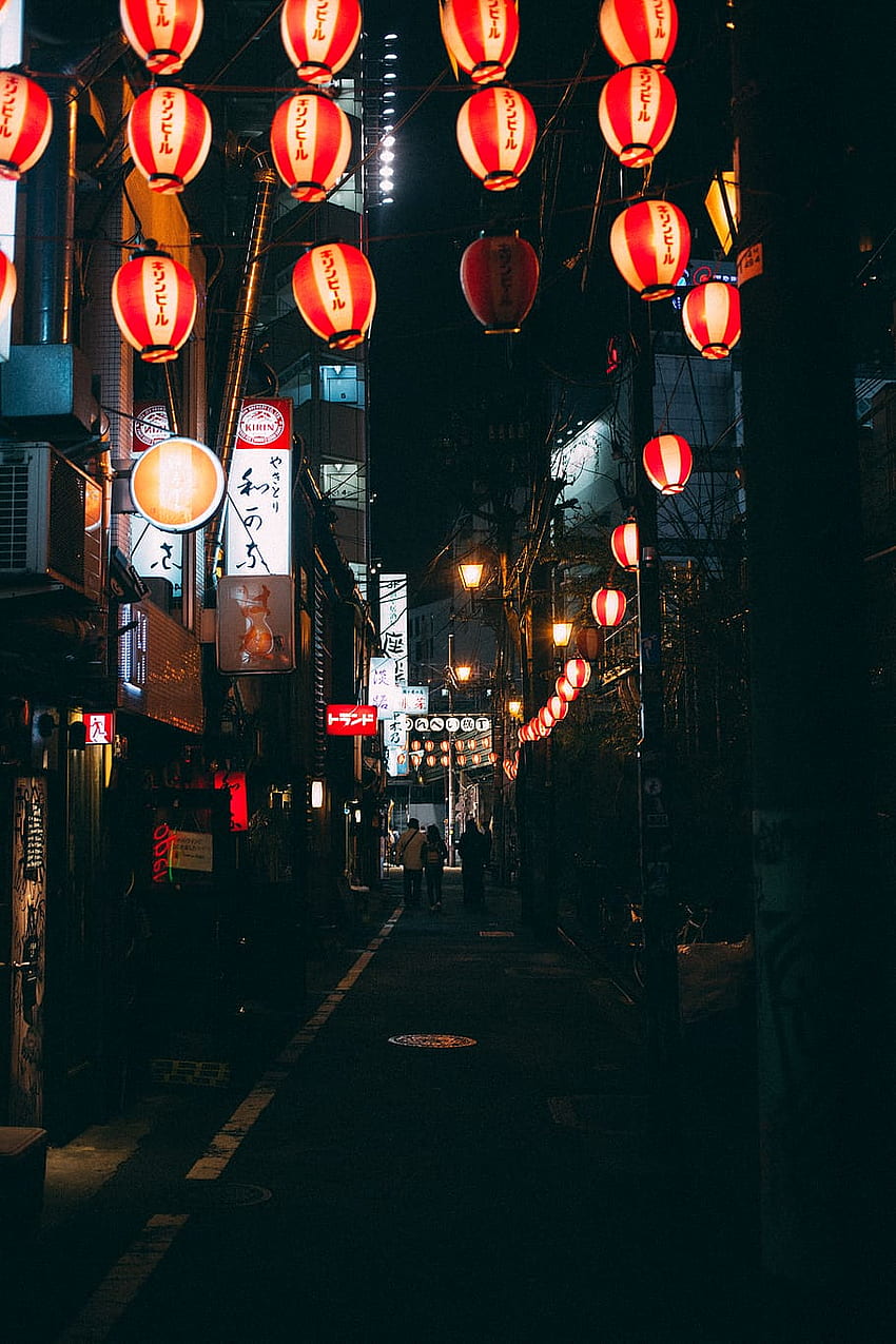 Japón, Tokio, japonés, luces, vida nocturna, Shibuya - Tokyo Red Light Phone - - fondo de pantalla del teléfono