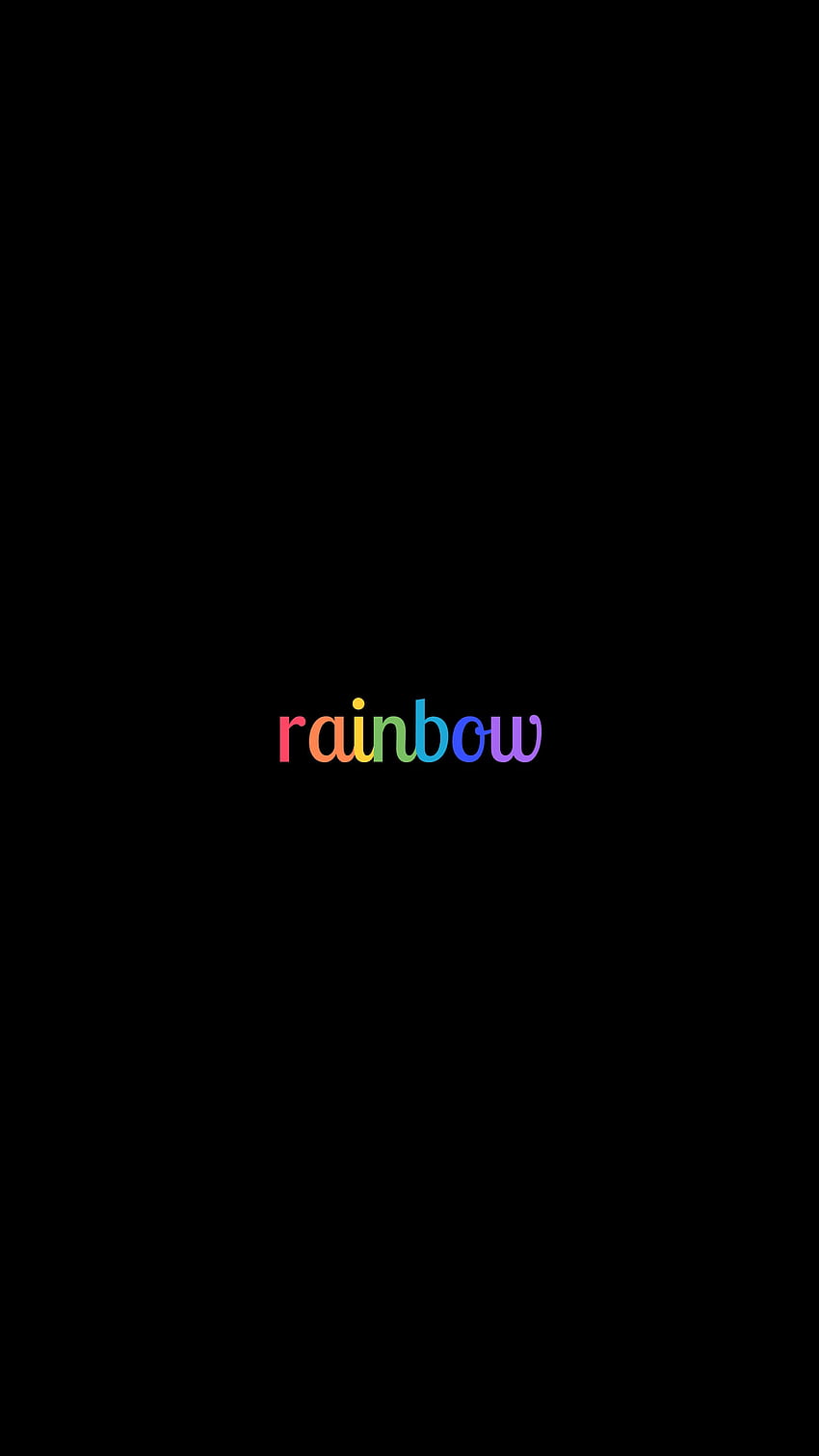 Rainbow, Words, Multicolored, Motley, Word HD phone wallpaper | Pxfuel