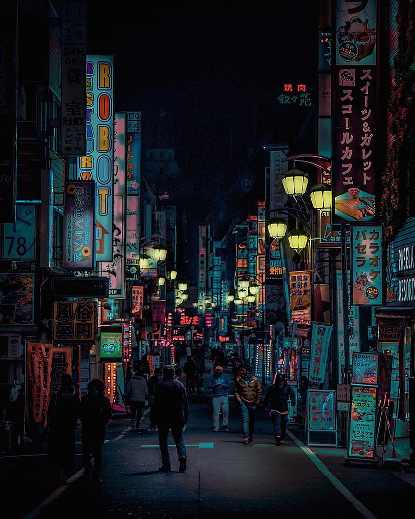 The Neon Glow of Tokyo and London's Nightlife Captured by Liam Wong - Album on Imgur, Japan Nightlife HD phone wallpaper