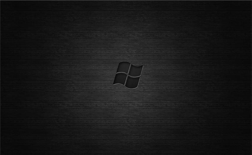 Black Windows Background, Dark Black Windows HD wallpaper
