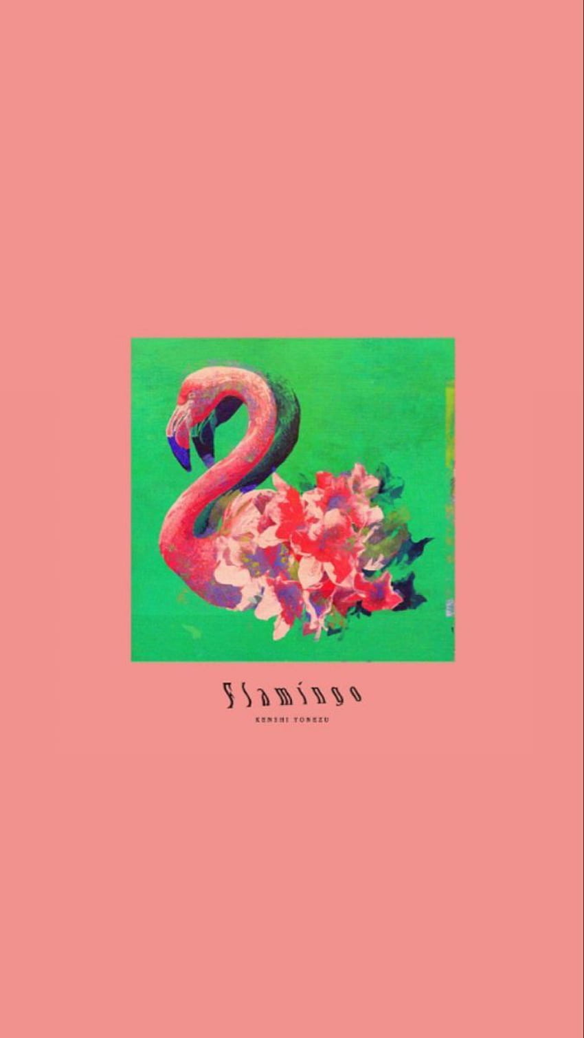 Kenshi Yonezu flamingo in 2020. Simplistic , Flamingo , Aesthetic HD phone wallpaper