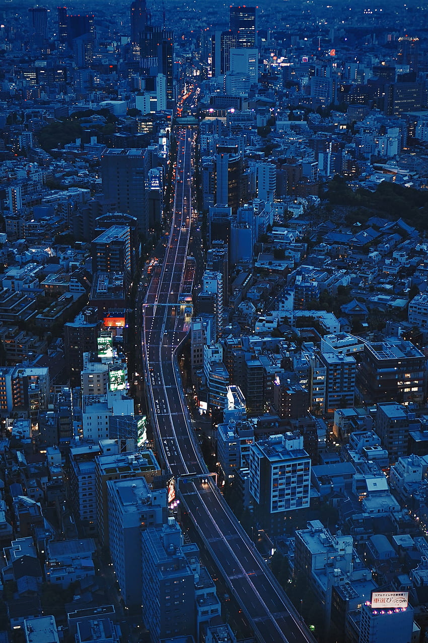 Şehirler, Mimari, Şehir, Yukarıdan Görünüm, Genel Bakış, İnceleme, Akşam, Japonya, Tokyo HD telefon duvar kağıdı