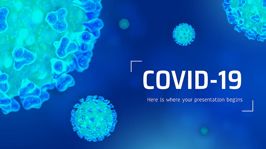 コロナウイルス Google スライドのテーマと PowerPoint テンプレート 高画質の壁紙