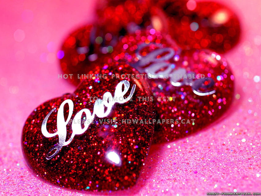beautiful read love heart sweet red cute 3D HD wallpaper